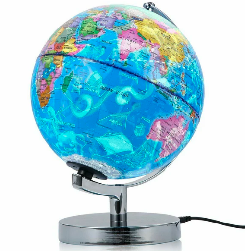 Schwebender Globus mit LED-Sternbildkarte 1