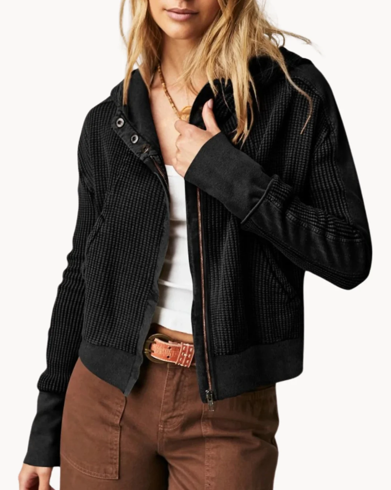 Damenmantel Eleganter Stil Weicher Polyester-Viskosemix für Winter 3