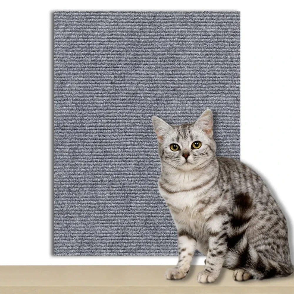Selbstklebende Kratzschutzplatte für Katzen - Transparente Möbel- und Wandabdeckung 7