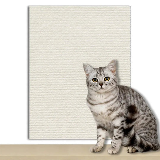 Selbstklebende Kratzschutzplatte für Katzen - Transparente Möbel- und Wandabdeckung 9