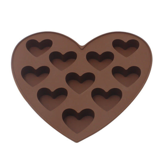 Silikon Backform Herz Blumen für kreative Kuchen und Schokoladenkreationen 2
