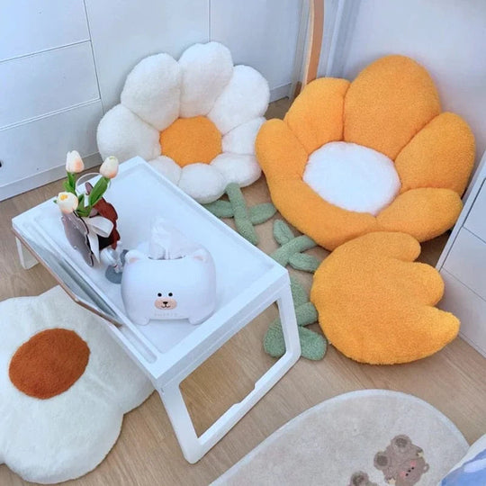 Sitzkissen Stuhl Modernes Design Abnehmbar Vielseitig Bodenkissen 62x65 cm 72x75 cm 4