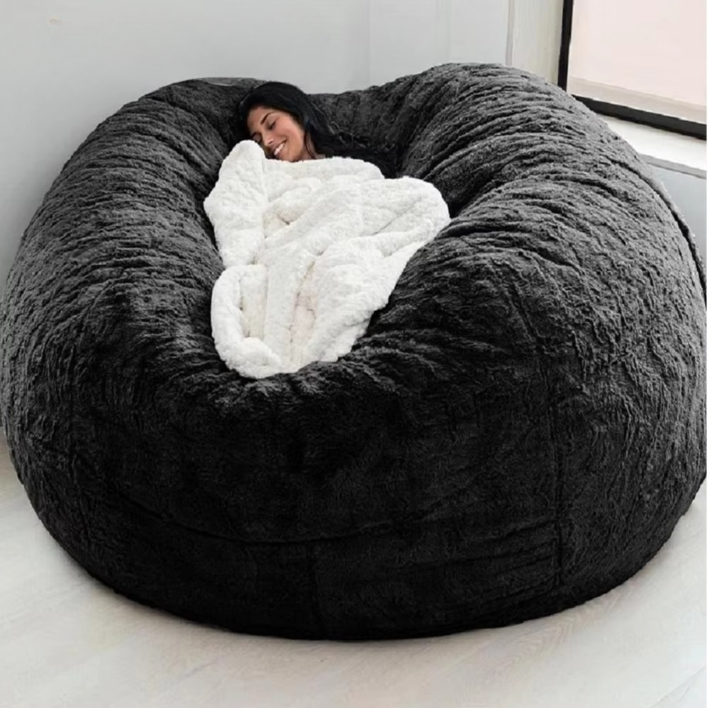Sitzsack XXL Lounge-Sofa Bezug für Gemütliche Entspannung im Übergrößen-Design 5