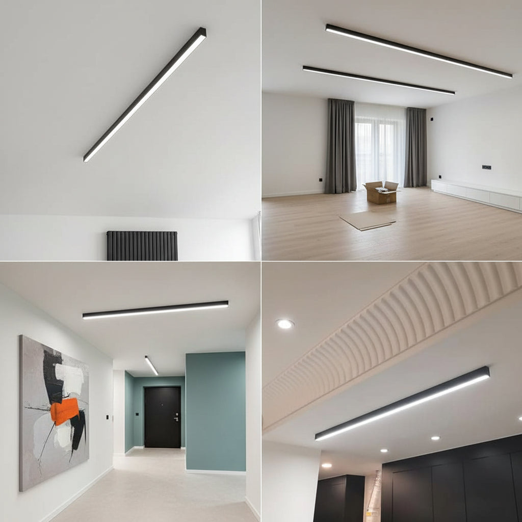 Skandinavische Deckenlampe LED Für Wohnzimmer - Minimalistisches Design, Energieeffizient, Einfache Montage 6