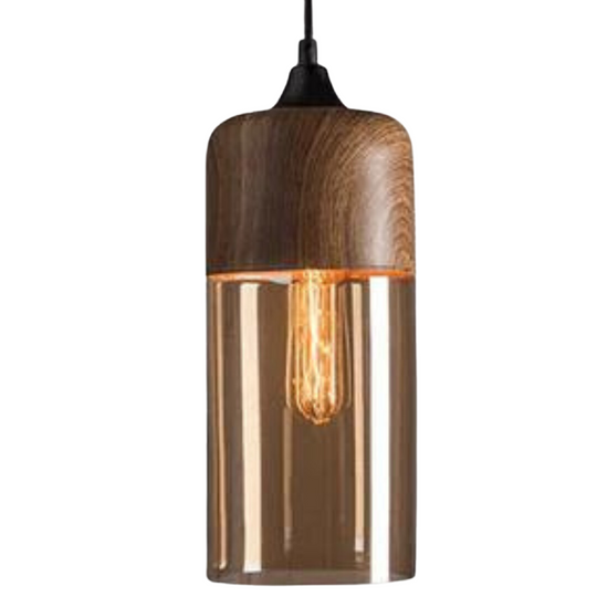 Skandinavische Deckenleuchte Holz Design 3