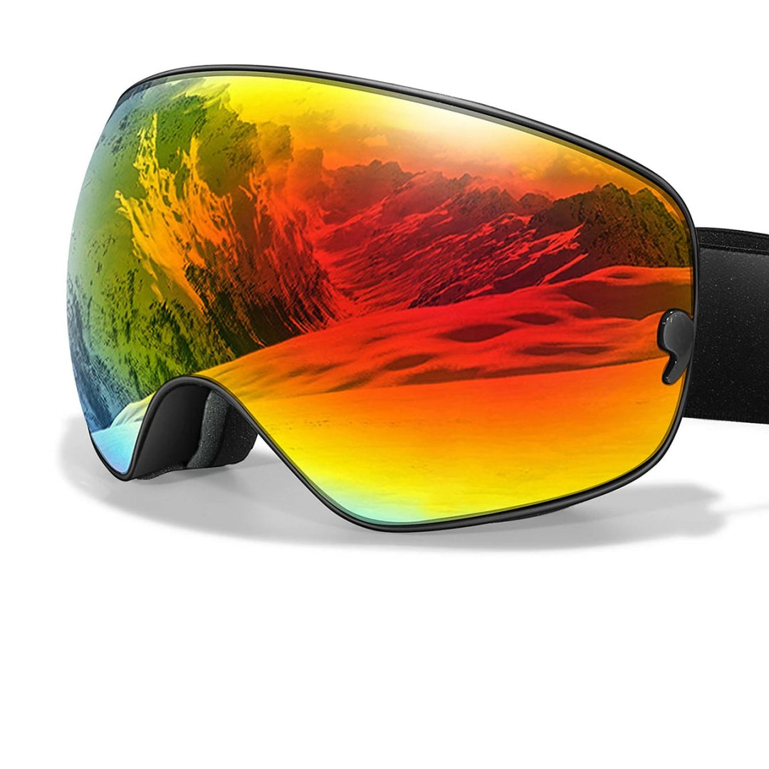 Skibrille Herren und Damen mit Antibeschlag und UV400 Schutz für Ski und Snowboard 5