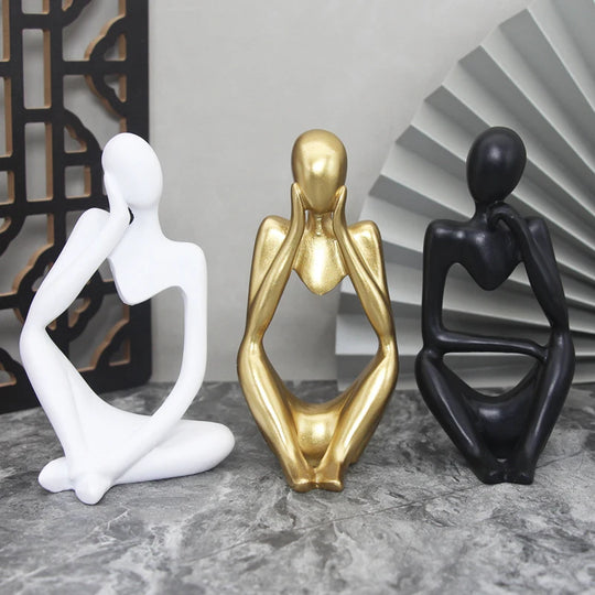 Skulptur Figur für Wohnzimmer Dekoration 1