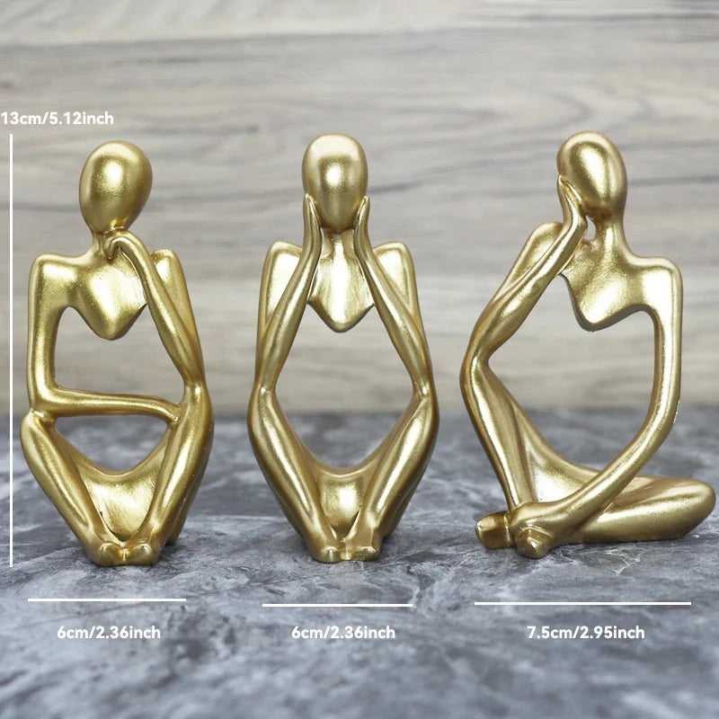 Skulptur Figur für Wohnzimmer Dekoration 12