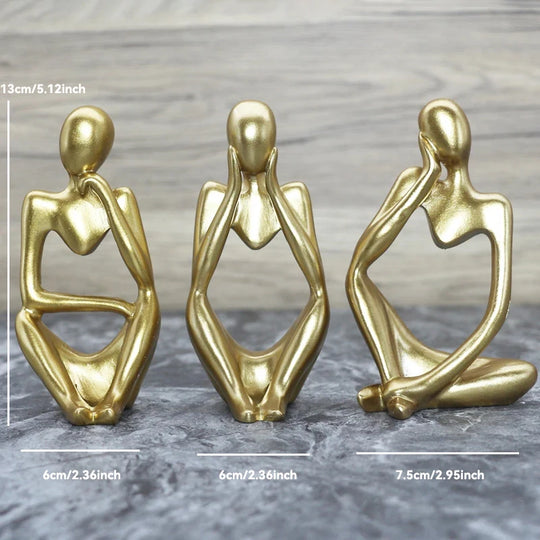 Skulptur Figur für Wohnzimmer Dekoration 12