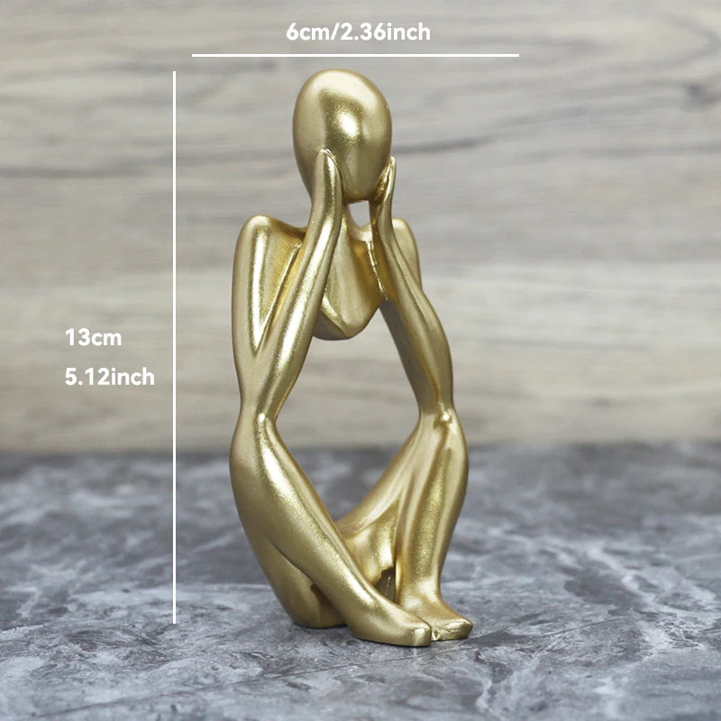 Skulptur Figur für Wohnzimmer Dekoration 13