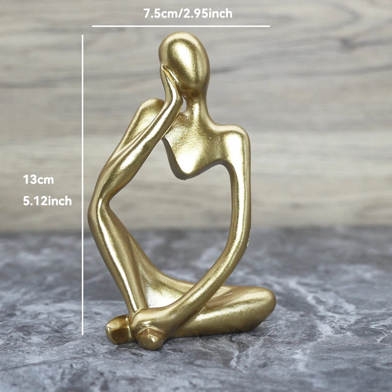 Skulptur Figur für Wohnzimmer Dekoration 14