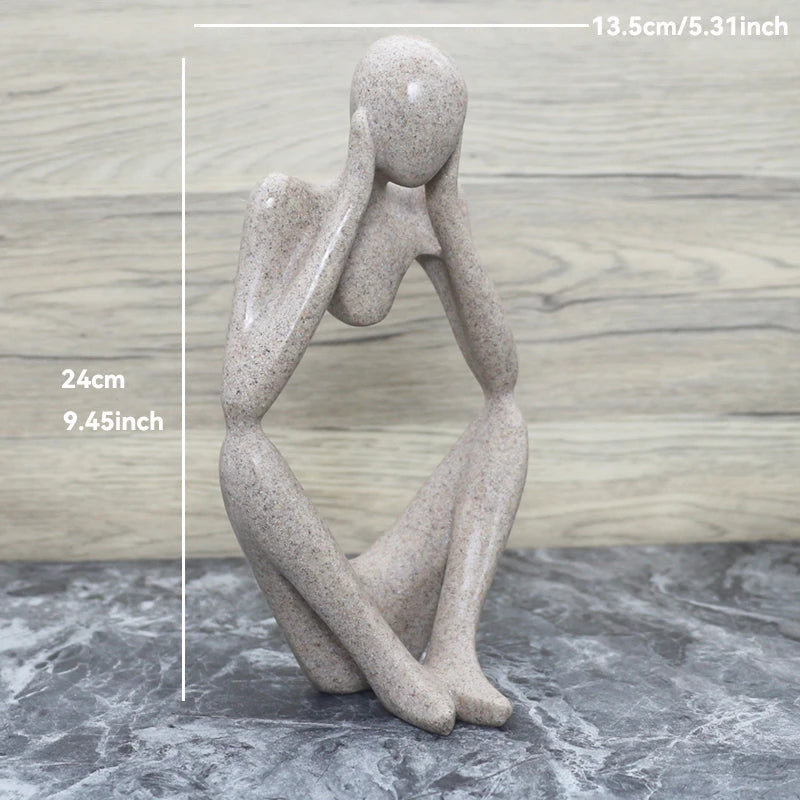 Skulptur Figur für Wohnzimmer Dekoration 15