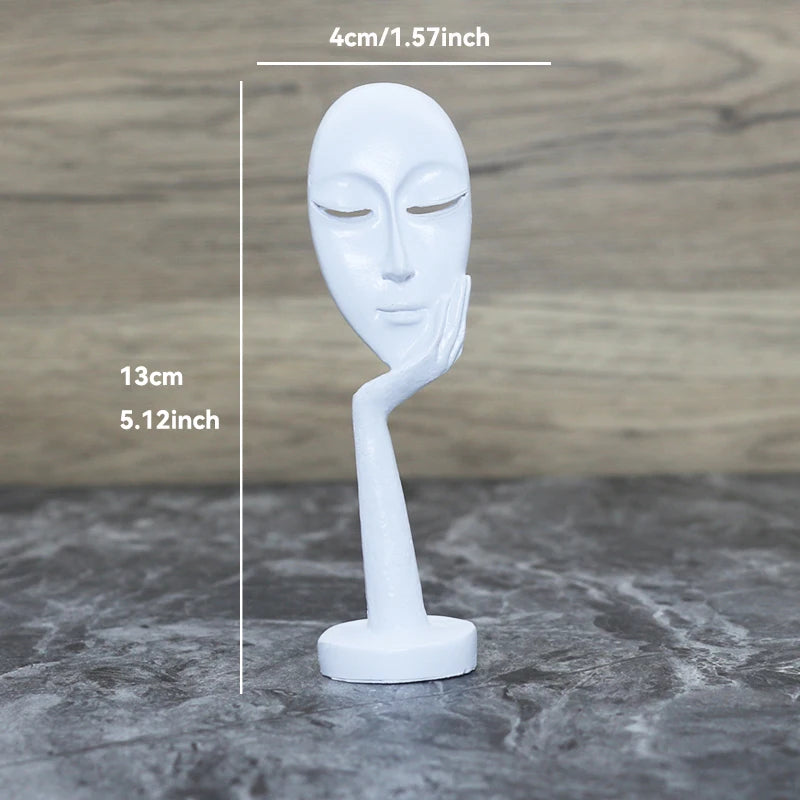 Skulptur Figur für Wohnzimmer Dekoration 16