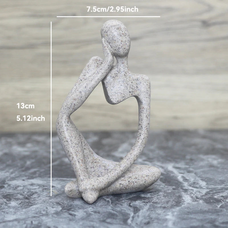 Skulptur Figur für Wohnzimmer Dekoration 17