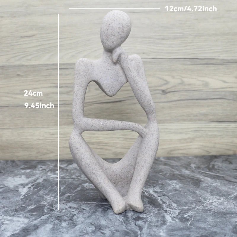 Skulptur Figur für Wohnzimmer Dekoration 18