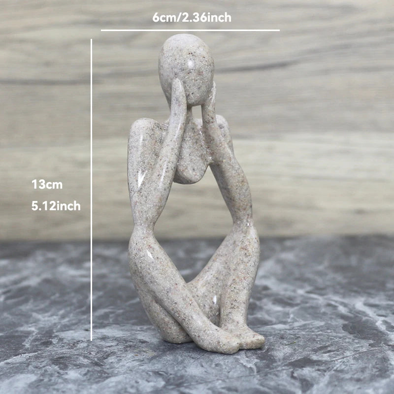Skulptur Figur für Wohnzimmer Dekoration 19