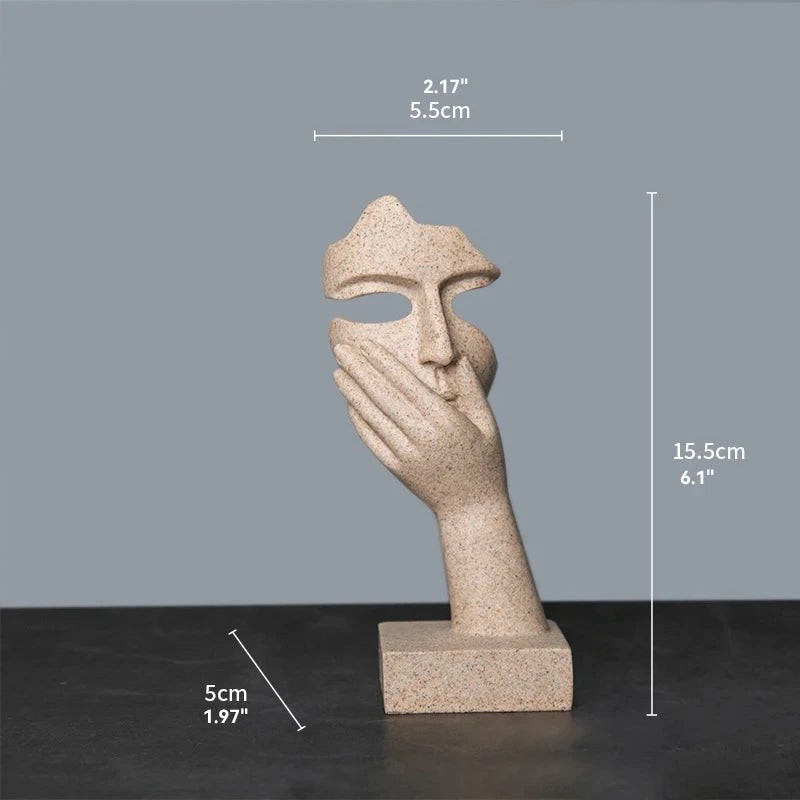 Skulptur Figur für Wohnzimmer Dekoration 22