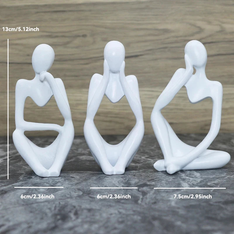 Skulptur Figur für Wohnzimmer Dekoration 25