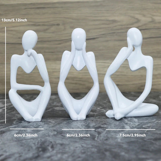 Skulptur Figur für Wohnzimmer Dekoration 25