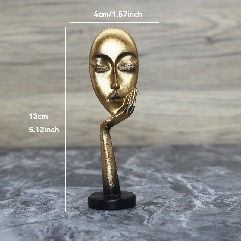 Skulptur Figur für Wohnzimmer Dekoration 27