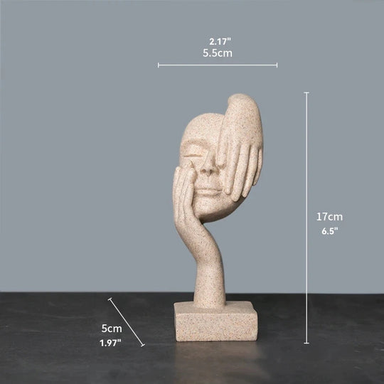 Skulptur Figur für Wohnzimmer Dekoration 29