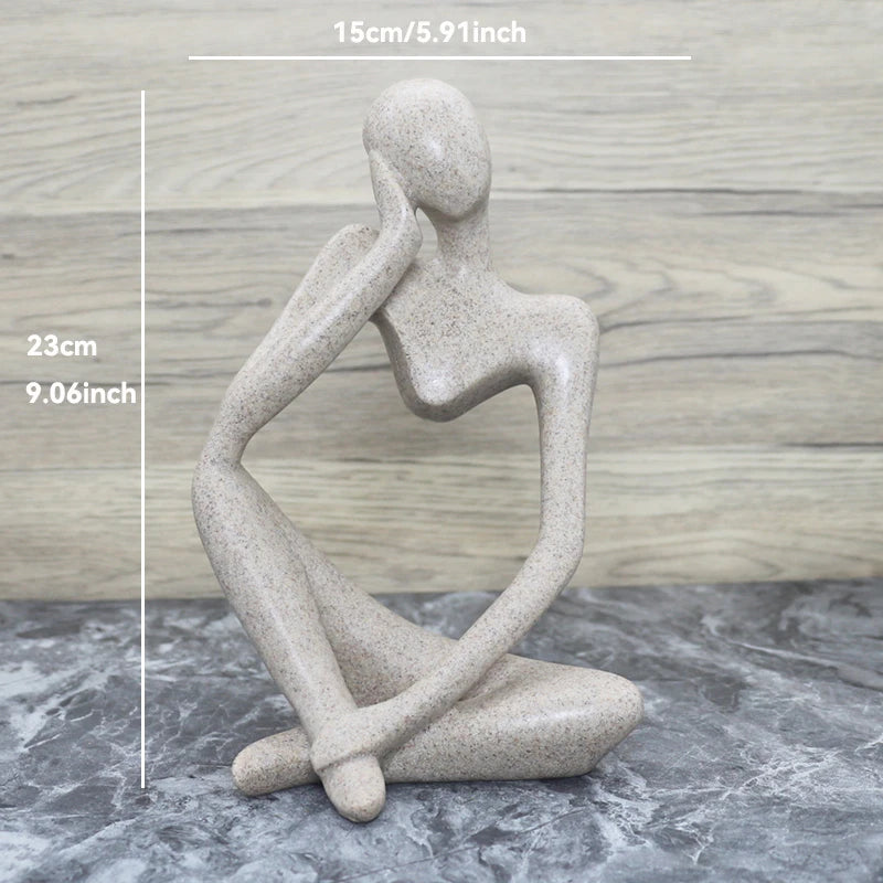 Skulptur Figur für Wohnzimmer Dekoration 31