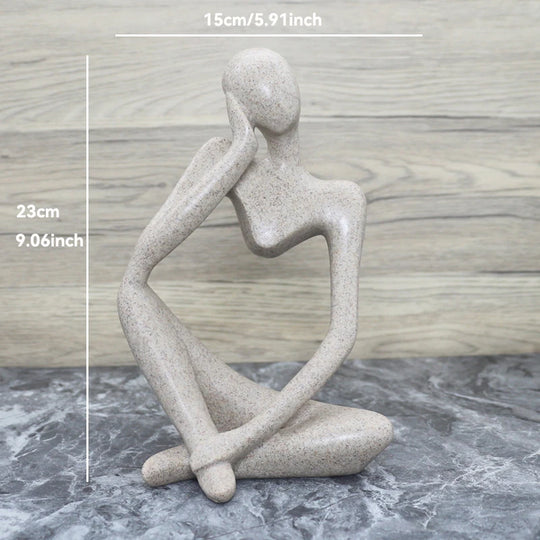 Skulptur Figur für Wohnzimmer Dekoration 31