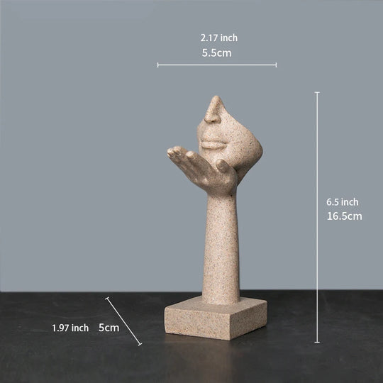 Skulptur Figur für Wohnzimmer Dekoration 32