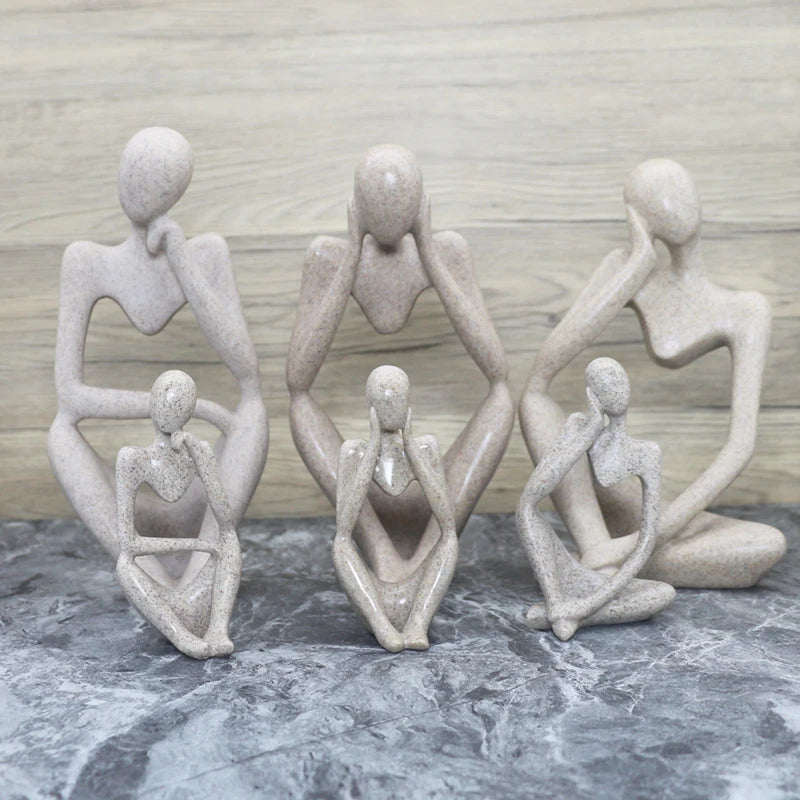 Skulptur Figur für Wohnzimmer Dekoration 5