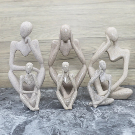 Skulptur Figur für Wohnzimmer Dekoration 5