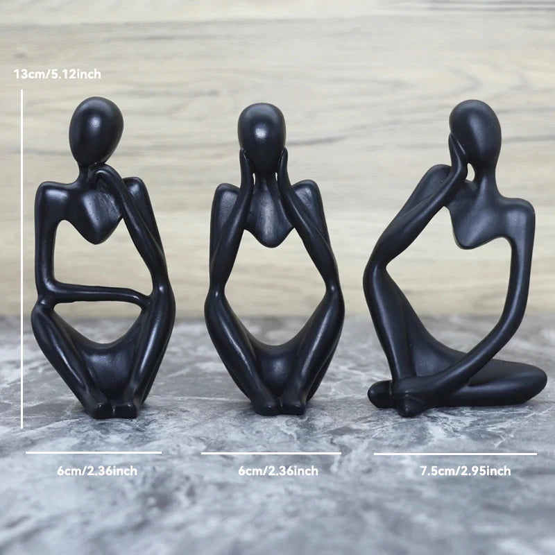Skulptur Figur für Wohnzimmer Dekoration 6
