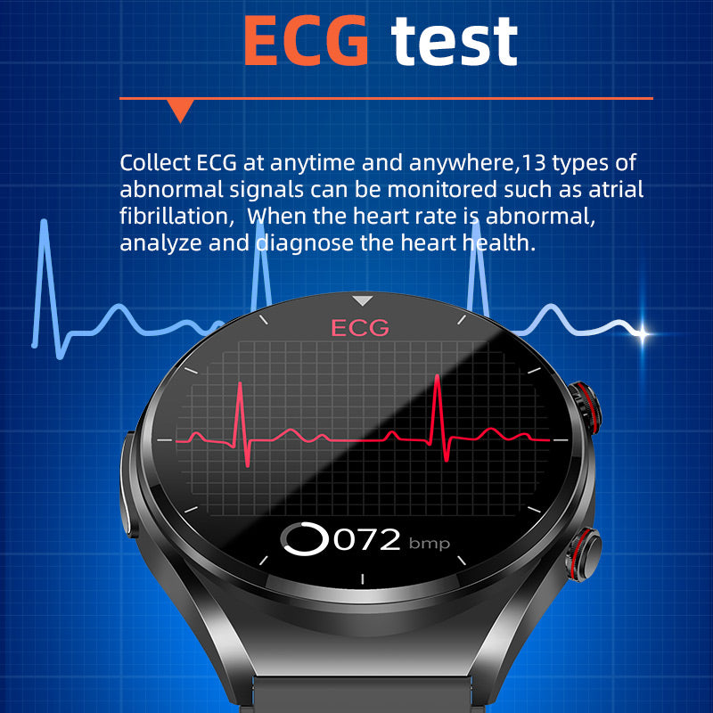Smartwatch für Gesundheitsüberwachung mit EKG und Blutzuckermessung 7