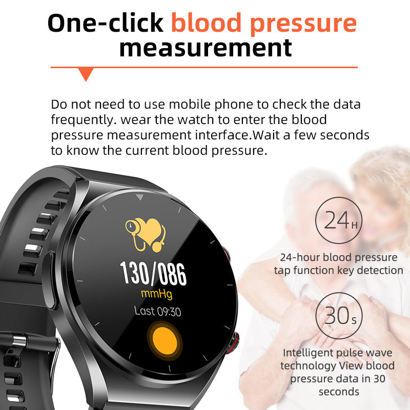 Smartwatch für Gesundheitsüberwachung mit EKG und Blutzuckermessung 8