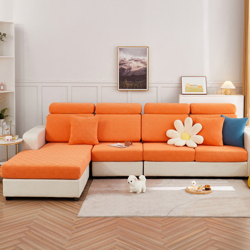Sofabezug Rundum-Stretch für Kissenformen – Bequemer Couchbezug für Wohnzimmer und Schlafzimmer 1