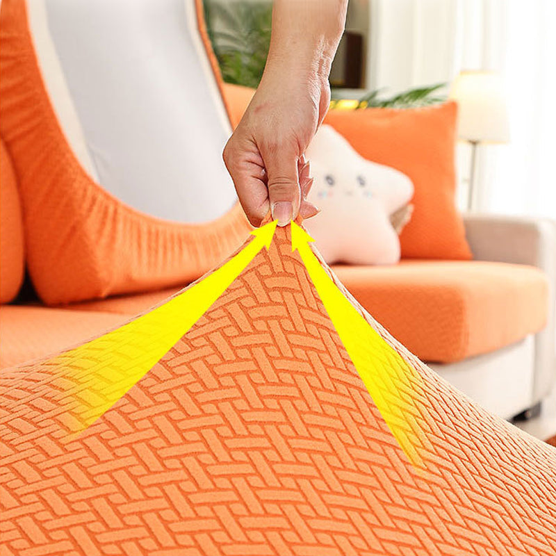 Sofabezug Rundum-Stretch für Kissenformen – Bequemer Couchbezug für Wohnzimmer und Schlafzimmer 4