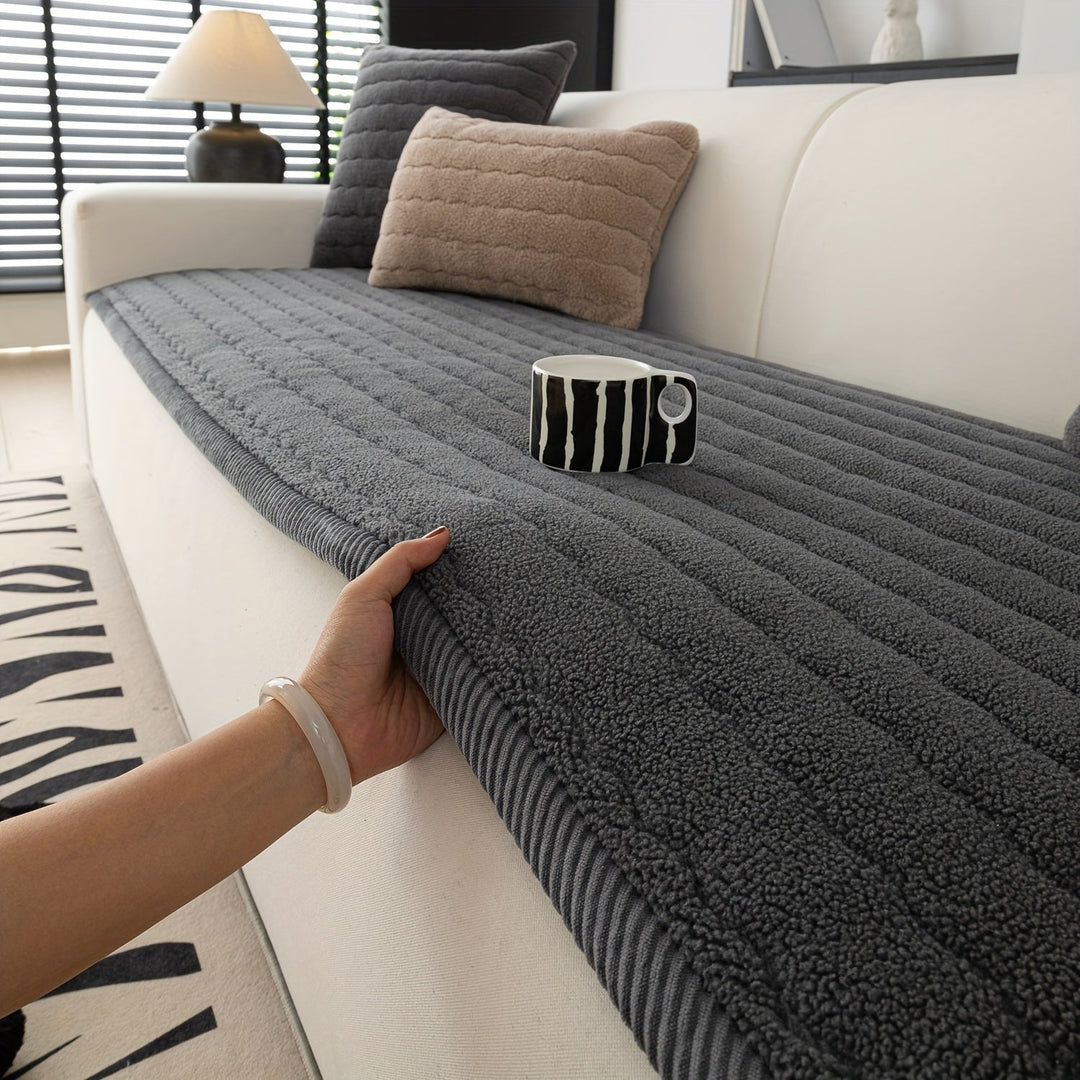 Sofaüberzug für Wohnzimmer Rutschfest und Dick 1