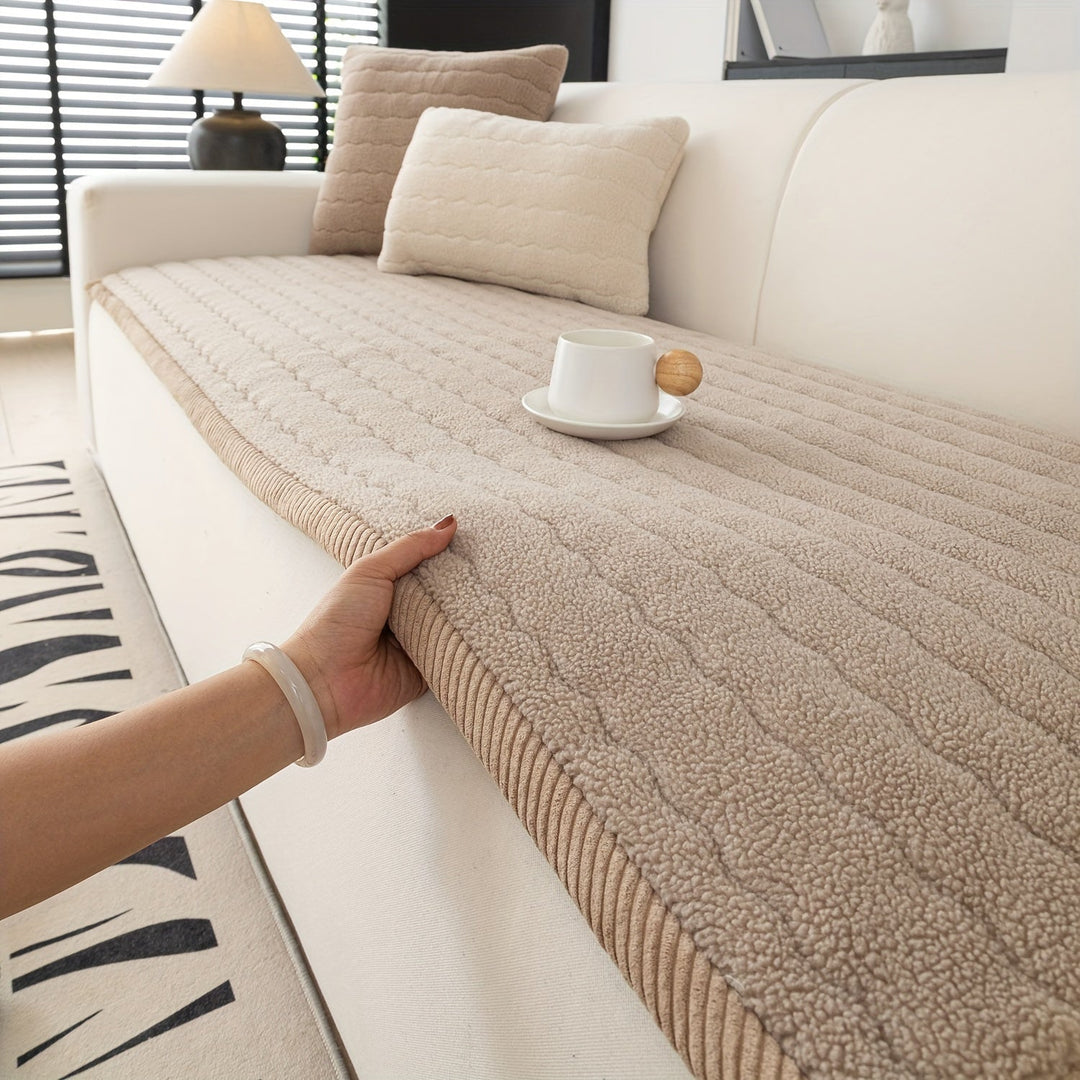 Sofaüberzug für Wohnzimmer Rutschfest und Dick 2