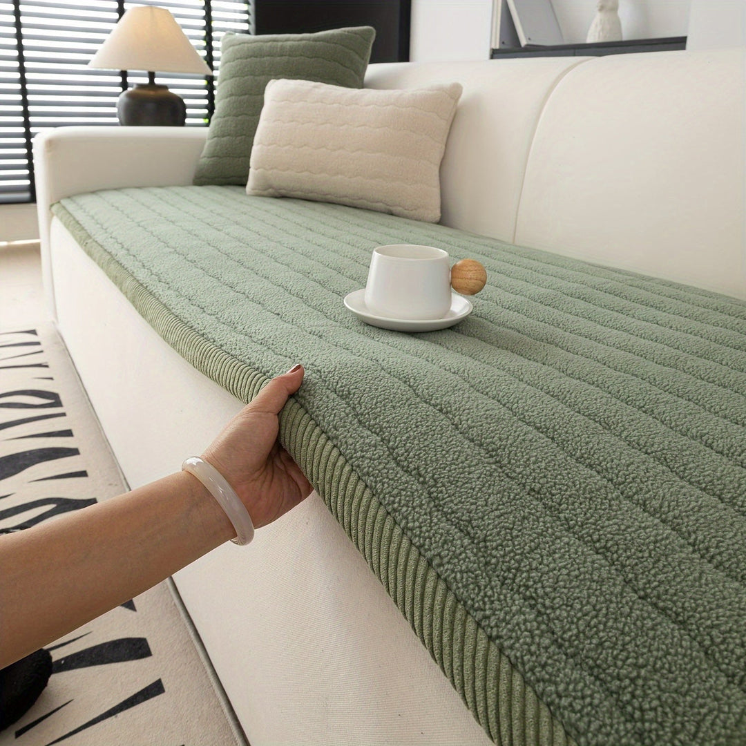 Sofaüberzug für Wohnzimmer Rutschfest und Dick 4