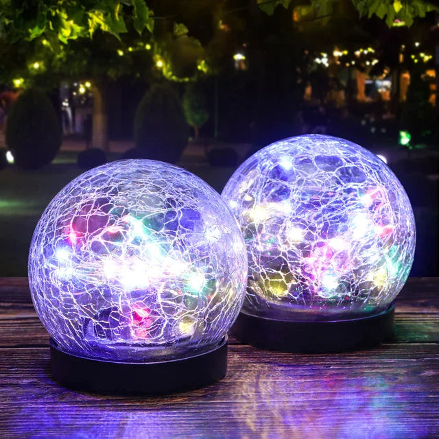 Solar Gartenleuchte LED Mit Farbwechsel, Wetterfest, Energieeffizient, Für Garten Und Terrasse 2