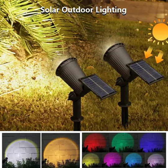 Solar Gartenleuchte Wetterfest LED Spotlights Für Stimmungsvolle Beleuchtung Im Garten 1
