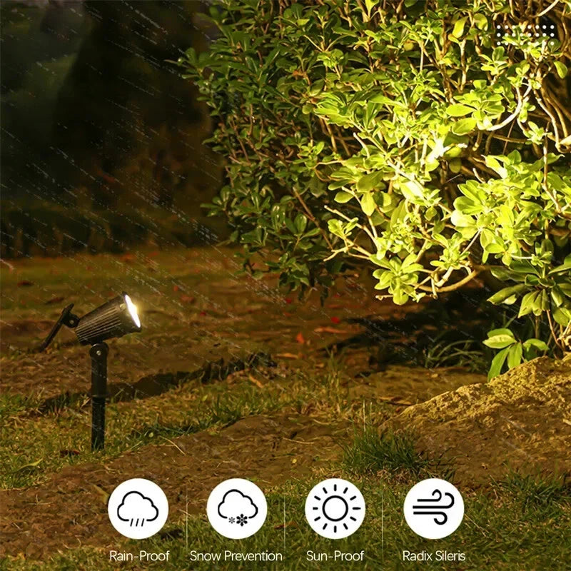 Solar Gartenleuchte Wetterfest LED Spotlights Für Stimmungsvolle Beleuchtung Im Garten 3