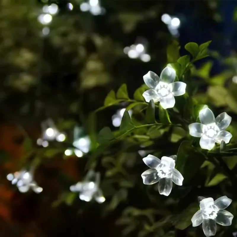 Solar Gartenleuchten Blumenstil für Außenbereich 1