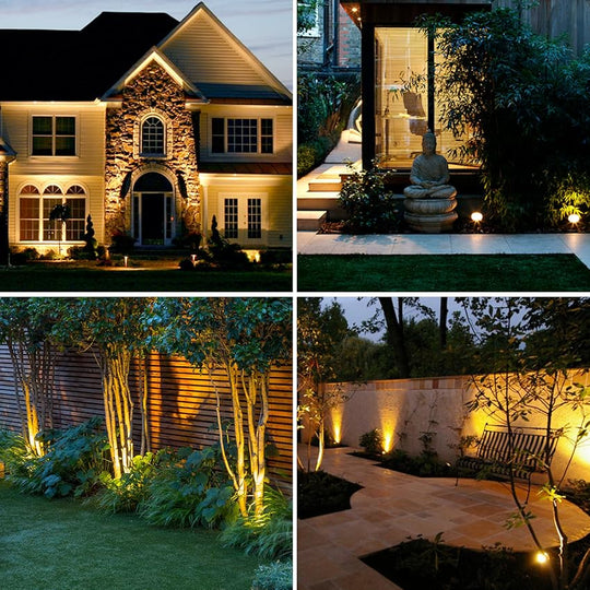 Solar Gartenstrahler mit 9 LED-Farben 2
