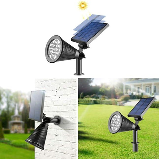 Solar Gartenstrahler mit 9 LED-Farben 4