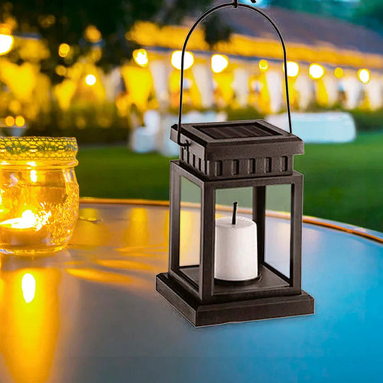 Solarbetriebene Gartenlaterne LED für Balkon 1