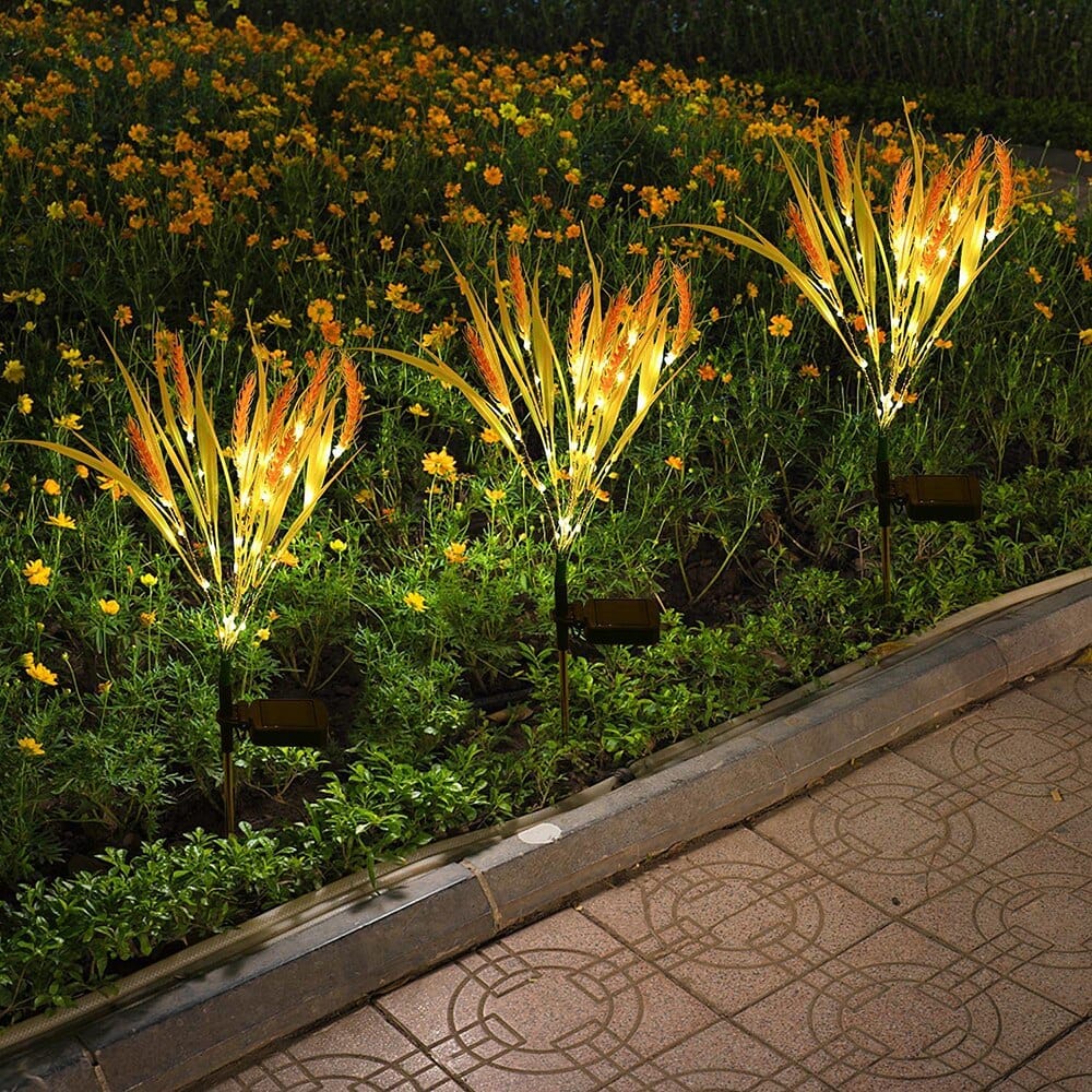 Solarbetriebene Gartenlichter 2er-Pack für stilvolle Beleuchtung 1