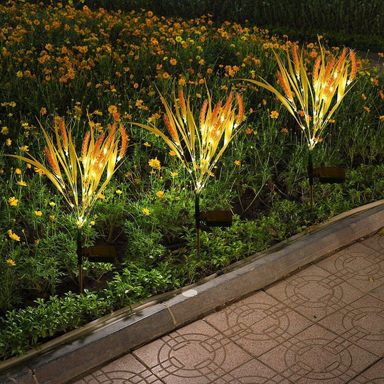 Solarbetriebene Gartenlichter 2er-Pack für stilvolle Beleuchtung 1