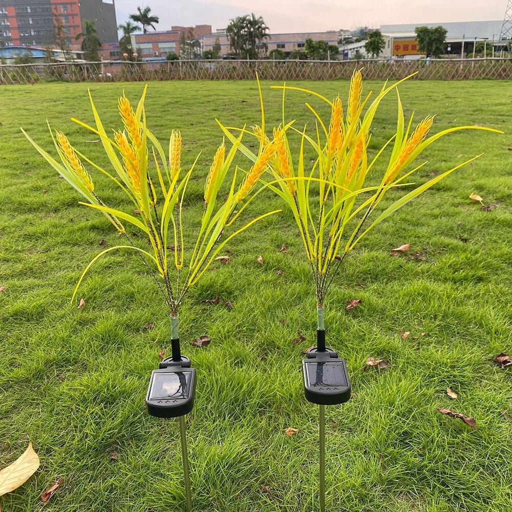 Solarbetriebene Gartenlichter 2er-Pack für stilvolle Beleuchtung 2