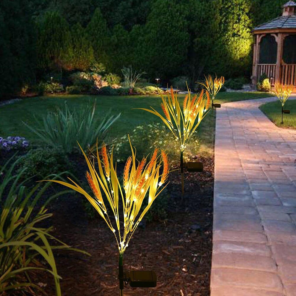 Solarbetriebene Gartenlichter 2er-Pack für stilvolle Beleuchtung 4