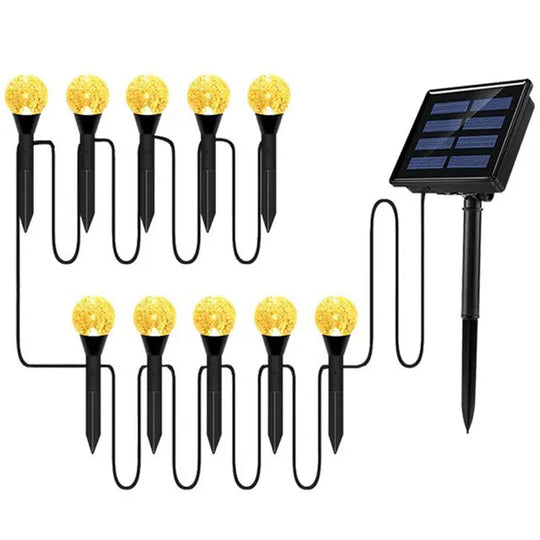 Solarbetriebene Kugellampe für Garten und Balkon 0